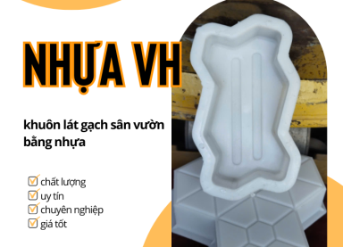 khuôn lát gạch sân vườn bằng nhựa