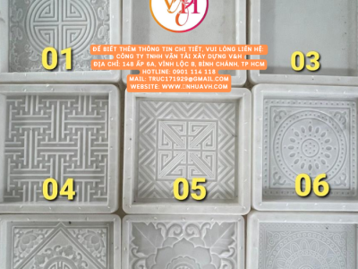 khuôn gạch con sâu nhựa