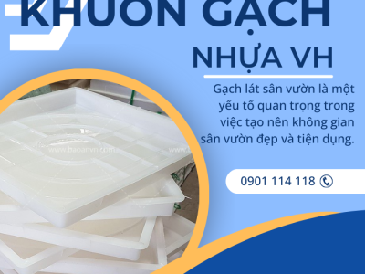 khuôn gạch lát sân vườn